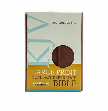 KJV LARGE PRINT COMPACT REFERENCE BIBLE WITH FLAP, ESPRESSO, FLEXISOFT (IMITATION LEATHER) KJV LARGE PRINT COMPACT REFERENCE BIBLE WITH FLAP, ESPRESSO, FLEXISOFT (IMITATION LEATHER)