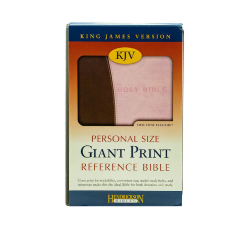 KJV GIANT PRINT PERSONAL SIZE REFERENCE BIBLE PINK / CHOCOLATE KJV GIANT PRINT PERSONAL SIZE REFERENCE BIBLE PINK / CHOCOLATE