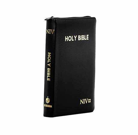 NIV HOLY BIBLE CAPSULE WITH ZIP, BLACK NIV HOLY BIBLE CAPSULE WITH ZIP, BLACK