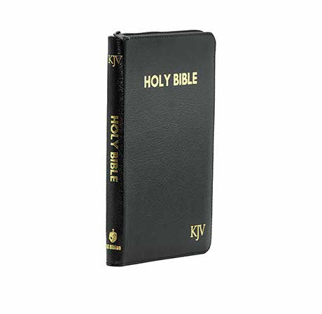 KJV HOLY BIBLE MEDIUM ZIP BLACK KJV HOLY BIBLE MEDIUM ZIP BLACK
