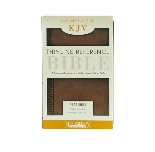 KJV THINLINE REFERENCE BIBLE (FLEXISOFT, CHESTNUT BROWN, RED LETTER) KJV THINLINE REFERENCE BIBLE (FLEXISOFT, CHESTNUT BROWN, RED LETTER)