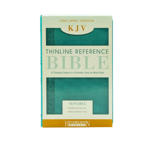 KJV THINLINE REFERENCE BIBLE (FLEXISOFT, AQUAMARINE, RED LETTER)