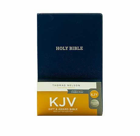 KJV HOLY BIBLE: GIFT AND AWARD, BLUE LEATHER-LOOK, RED LETTER, COMFORT PRINT: KING JAMES VERSION KJV HOLY BIBLE: GIFT AND AWARD, BLUE LEATHER-LOOK, RED LETTER, COMFORT PRINT: KING JAMES VERSION