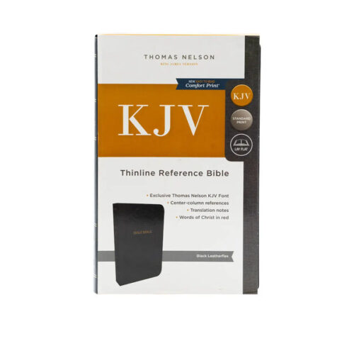 KJV HOLY BIBLE: THINLINE WITH CROSS REFERENCES, BLACK LEATHER-LOOK, RED LETTER, COMFORT PRINT: KING JAMES VERSION KJV HOLY BIBLE: THINLINE WITH CROSS REFERENCES, BLACK LEATHER-LOOK, RED LETTER, COMFORT PRINT: KING JAMES VERSION