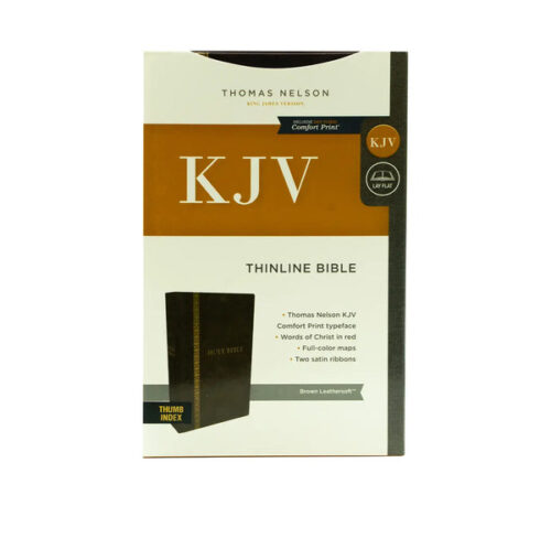 KJV HOLY BIBLE: THINLINE, BROWN LEATHERSOFT, RED LETTER, COMFORT PRINT (THUMB INDEXED): KING JAMES VERSION: HOLY BIBLE, KING JAMES VERSION KJV HOLY BIBLE: THINLINE, BROWN LEATHERSOFT, RED LETTER, COMFORT PRINT (THUMB INDEXED): KING JAMES VERSION: HOLY BIBLE, KING JAMES VERSION