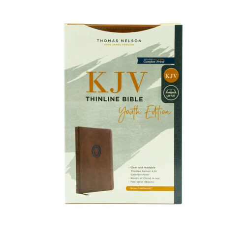 KJV HOLY BIBLE: THINLINE YOUTH EDITION, BROWN LEATHERSOFT, RED LETTER, COMFORT PRINT: KING JAMES VERSION KJV HOLY BIBLE: THINLINE YOUTH EDITION, BROWN LEATHERSOFT, RED LETTER, COMFORT PRINT: KING JAMES VERSION
