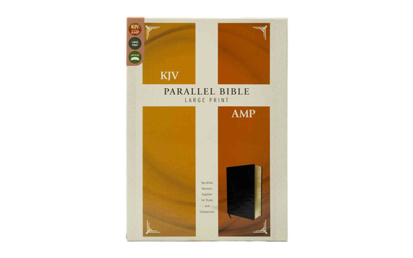 KJV AMPLIFIED PARALLEL BIBLE RED LETTER EDITION: LARGE PRINT, BLACK KJV AMPLIFIED PARALLEL BIBLE RED LETTER EDITION: LARGE PRINT, BLACK