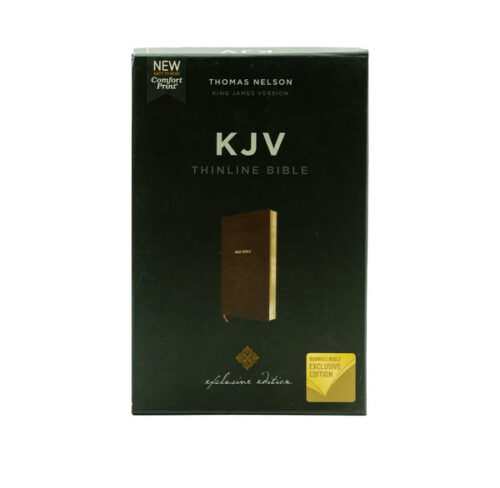 KJV THINLINE BIBLE COMFORT PRINT EXCLUSIVE EDITION BROWN KJV THINLINE BIBLE COMFORT PRINT EXCLUSIVE EDITION BROWN