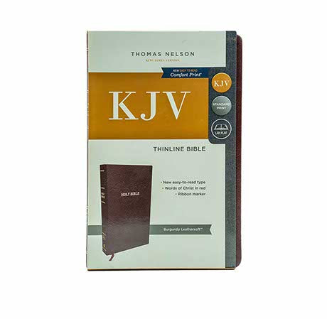 KJV THINLINE BIBLE BURGUNDY LEATHERSOFT KJV THINLINE BIBLE BURGUNDY LEATHERSOFT