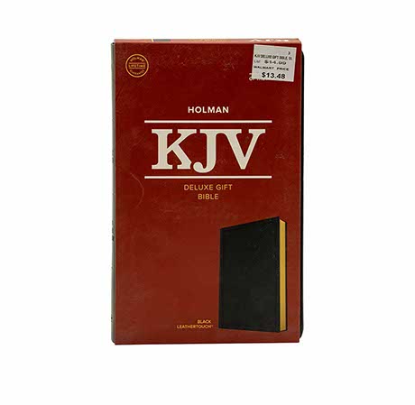 KJV DELUXE GIFT BIBLE, BLACK LEATHERTOUCH, RED LETTER, PURE CAMBRIDGE TEXT, PRESENTATION PAGE, EASY-TO-READ BIBLE MCM TYPE KJV DELUXE GIFT BIBLE, BLACK LEATHERTOUCH, RED LETTER, PURE CAMBRIDGE TEXT, PRESENTATION PAGE, EASY-TO-READ BIBLE MCM TYPE