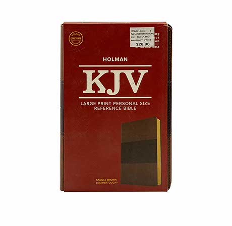 KJV LARGE PRINT PERSONAL SIZE REFERENCE BIBLE, SADDLE BROWN LEATHERTOUCH, RED LETTER, PURE CAMBRIDGE TEXT, PRESENTATION PAGE, CROSS-REFERENCES, FULL-COLOR MAPS, EASY-TO-READ BIBLE MCM TYPE KJV LARGE PRINT PERSONAL SIZE REFERENCE BIBLE, SADDLE BROWN LEATHERTOUCH, RED LETTER, PURE CAMBRIDGE TEXT, PRESENTATION PAGE, CROSS-REFERENCES, FULL-COLOR MAPS, EASY-TO-READ BIBLE MCM TYPE
