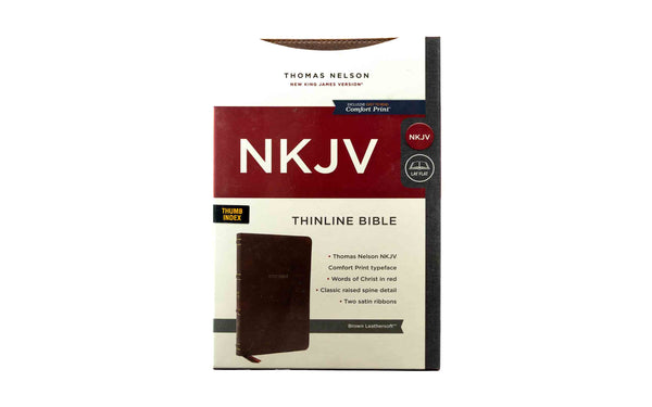 NKJV Thinline Bible Thumb Indexed Red Letter Edition NKJV Thinline Bible Thumb Indexed Red Letter Edition