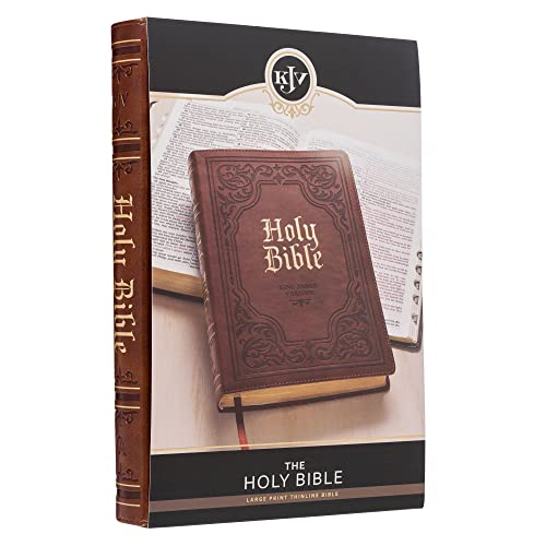 KJV LARGE PRINT THINLINE BIBLE THUMB INDEX & RIBBON MARKER KJV LARGE PRINT THINLINE BIBLE THUMB INDEX & RIBBON MARKER