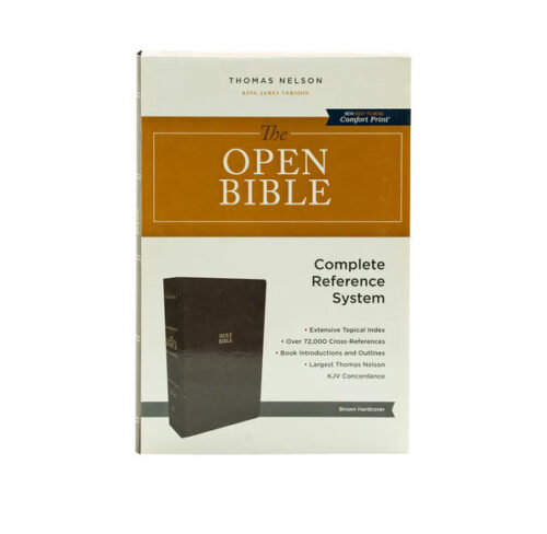 THE KJV OPEN BIBLE: COMPLETE REFERENCE SYSTEM, BROWN HARDCOVER, RED LETTER, COMFORT PRINT: KING JAMES VERSION THE KJV OPEN BIBLE: COMPLETE REFERENCE SYSTEM, BROWN HARDCOVER, RED LETTER, COMFORT PRINT: KING JAMES VERSION