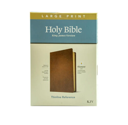 KJV LARGE PRINT THINLINE REFERENCE BIBLE, FILAMENT ENABLED