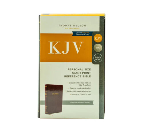 KJV HOLY BIBLE: PERSONAL SIZE GIANT PRINT WITH 43,000 CROSS REFERENCES, BURGUNDY BONDED LEATHER, RED LETTER, COMFORT PRINT: KING JAMES VERSION KJV HOLY BIBLE: PERSONAL SIZE GIANT PRINT WITH 43,000 CROSS REFERENCES, BURGUNDY BONDED LEATHER, RED LETTER, COMFORT PRINT: KING JAMES VERSION