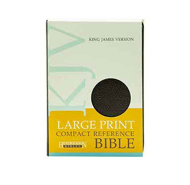 KJV LARGE PRINT COMPACT REFERENCE BIBLE (BONDED LEATHER, BURGUNDY, RED LETTER) KJV LARGE PRINT COMPACT REFERENCE BIBLE (BONDED LEATHER, BURGUNDY, RED LETTER)