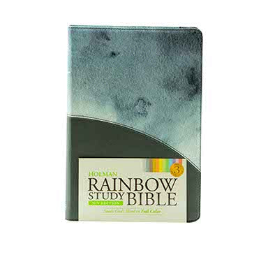 NIV HOLMAN RAINBOW STUDY BIBLE GREY/LAVENDER LEATHER TOUCH NIV HOLMAN RAINBOW STUDY BIBLE GREY/LAVENDER LEATHER TOUCH