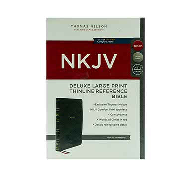 NKJV DELUXE LARGE PRINT THINLINE REFERENCE BIBLE NKJV DELUXE LARGE PRINT THINLINE REFERENCE BIBLE