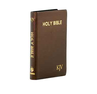 KJV COMPACT PEARL VINYL BROWN KJV COMPACT PEARL VINYL BROWN