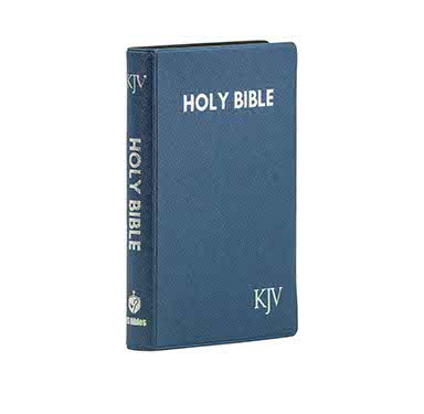 KJV COMPACT PEARL VINYL BLUE KJV COMPACT PEARL VINYL BLUE
