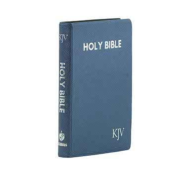 KJV COMPACT PEARL VINYL INDEXED BLUE KJV COMPACT PEARL VINYL INDEXED BLUE
