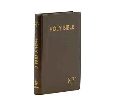 KJV COMPACT PEARL VINYL INDEXED BROWN KJV COMPACT PEARL VINYL INDEXED BROWN