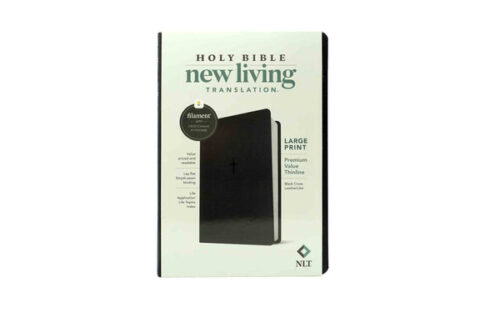 NLT Large Print Premium Value Thinline Bible Filament Enabled
