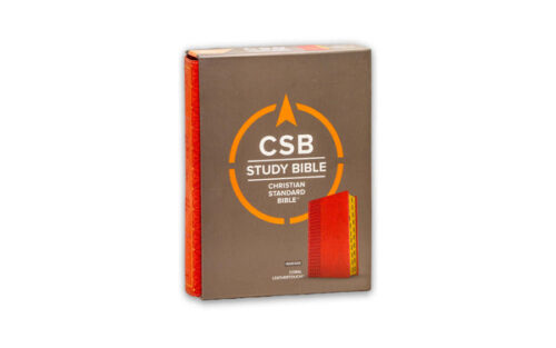 CSB STUDY BIBLE CORAL LEATHERTOUCH INDEXED CSB STUDY BIBLE CORAL LEATHERTOUCH INDEXED