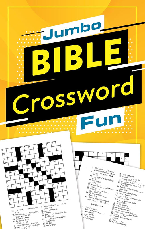 JUMBO BIBLE CROSSWORD FUN JUMBO BIBLE CROSSWORD FUN