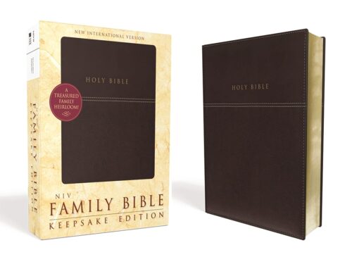 Holy Bible: New International Version Burgundy Italian Duo-Tone Keepsake Edition Family Bible Imitation Leather – Large Print Holy Bible: New International Version Burgundy Italian Duo-Tone Keepsake Edition Family Bible Imitation Leather – Large Print