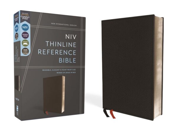 Holy Bible: New International Version, Black, Premium Leather Calfskin, Red Letter Edition Leather Bound Holy Bible: New International Version, Black, Premium Leather Calfskin, Red Letter Edition Leather Bound