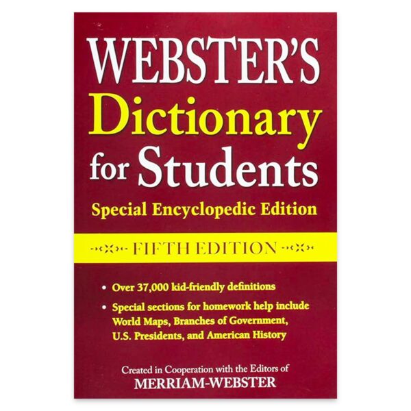Webster’s Dictionary for Students, Special Encyclopedic Edition (Pre-owned, Unused) Webster's Dictionary for Students, Special Encyclopedic Edition (Pre-owned, Unused)