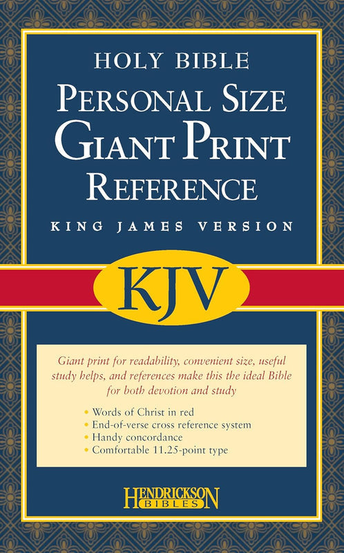 KJV PERSONAL SIZE GIANT PRINT REFERENCE BIBLE (IMITATION LEATHER, BLACK, RED LETTER) KJV PERSONAL SIZE GIANT PRINT REFERENCE BIBLE (IMITATION LEATHER, BLACK, RED LETTER)